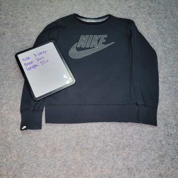 Nike Other - Nike Mens X Large Sweatshirt Pullover Jumper Big Logo Black Sportswear